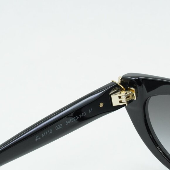 ?️ New Saint Laurent SLM115 002 Sunglasses - Black Frame, Grey Gradient Lenses main image 4